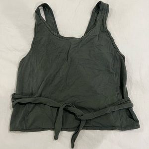Unique Wrap Cropped Lulu Lemon Tanktop